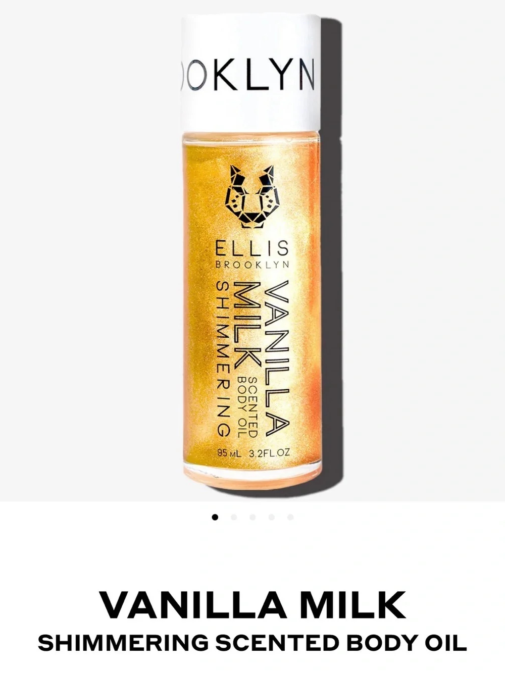 Brooklyn Ellis - Vanilla Milk Shimmering Body Oil